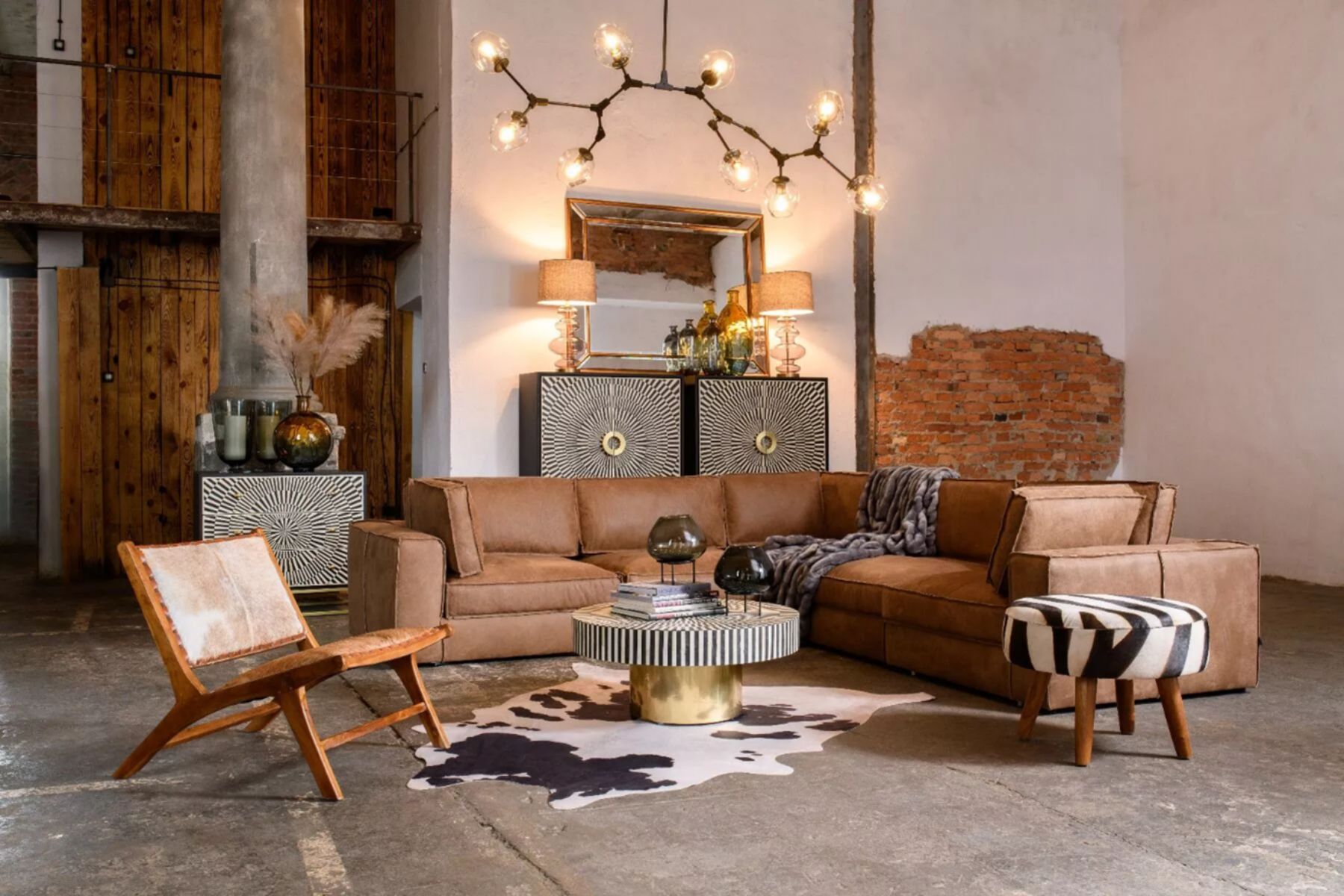 salon w stylu loft
