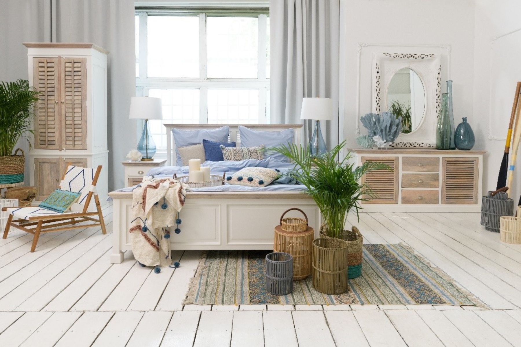 sypialnia hamptons