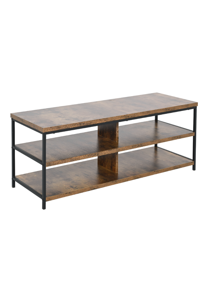 Szafka regał RTV komoda industrialna loft drewniana 3 półki salon biuro 45 cm OTE