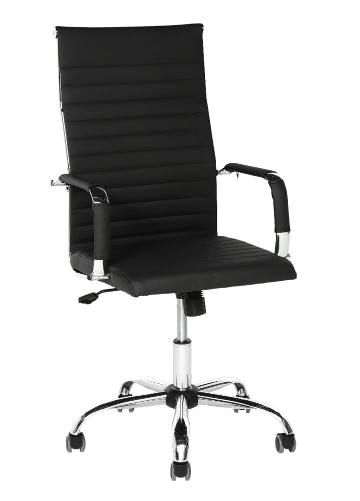Fotel biurowy-obrotowy Dorian, 55x64x103/113,5cm, czarny