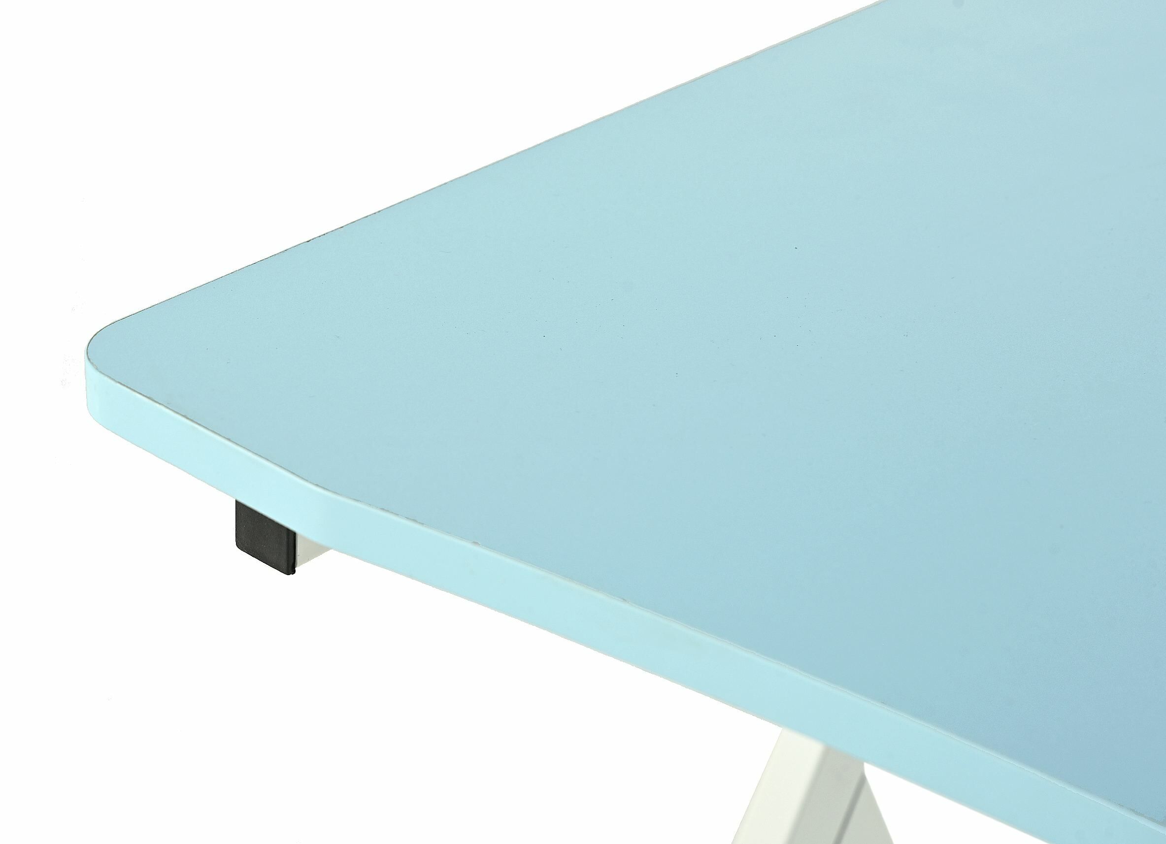 BIURKO GAMINGOWE ZIKKO 80X60X73CM MDF NIEBIESKI, STELAŻ METALOWY