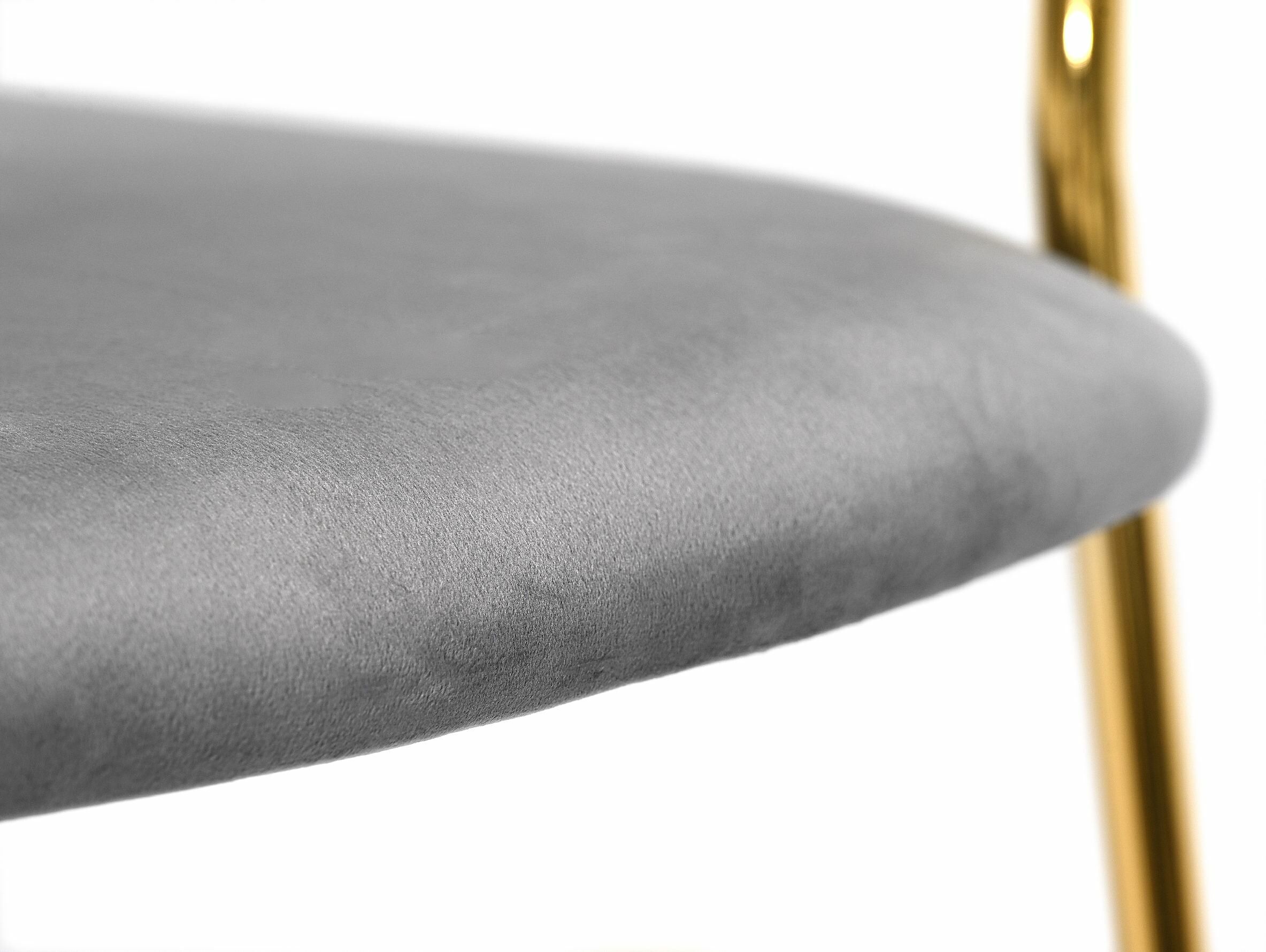 Krzesło jadalniane Nubo Velvet Grey
