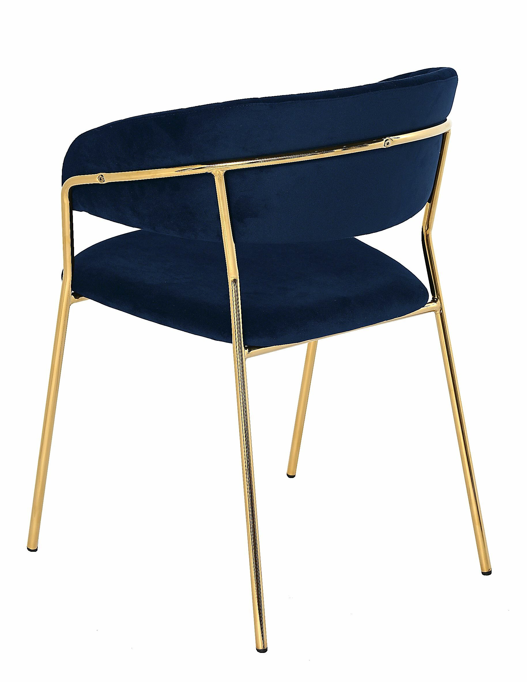 Krzesło jadalniane Nubo Velvet Dark Blue