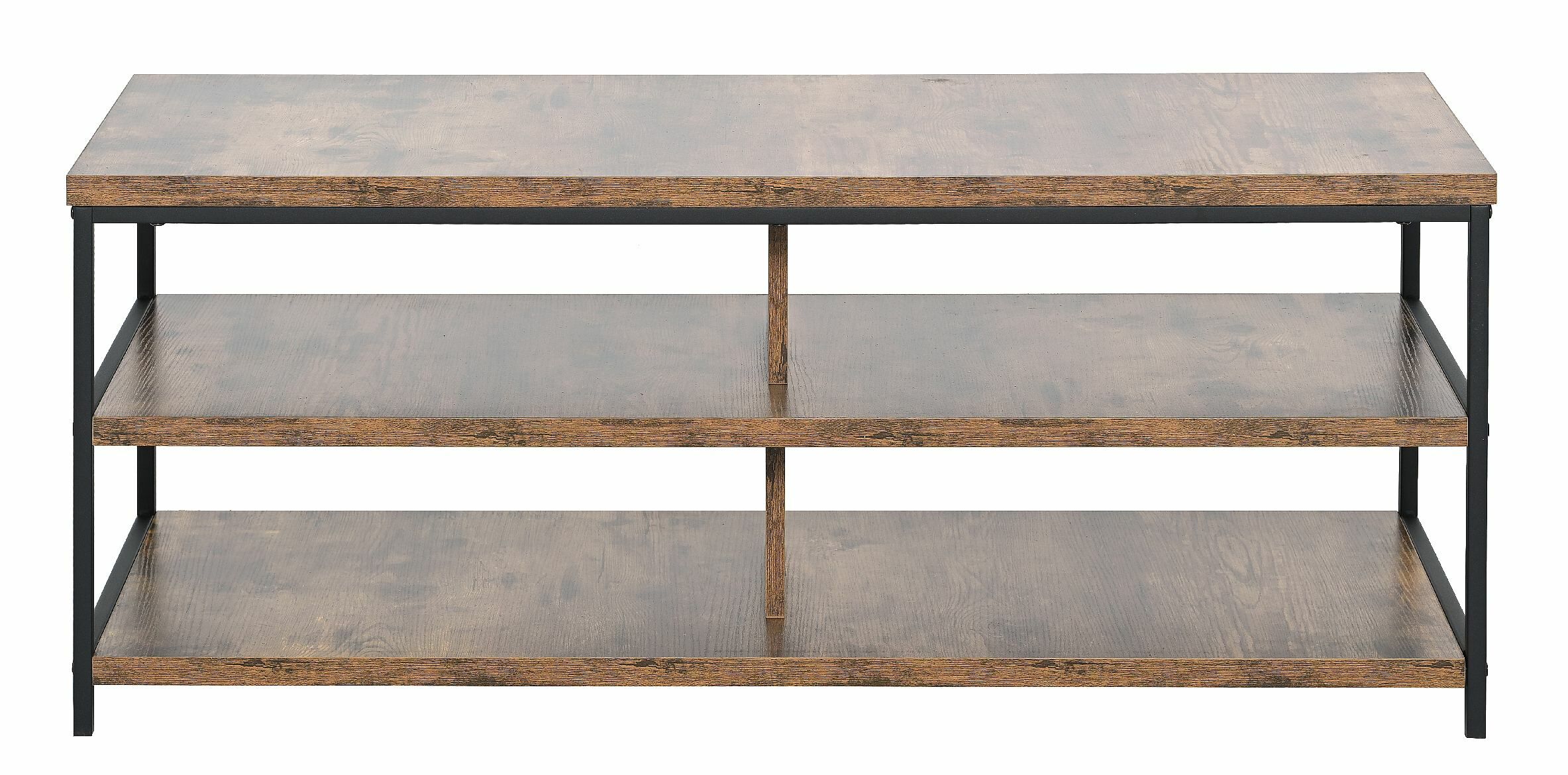 Szafka regał RTV komoda industrialna loft drewniana 3 półki salon biuro 45 cm OTE
