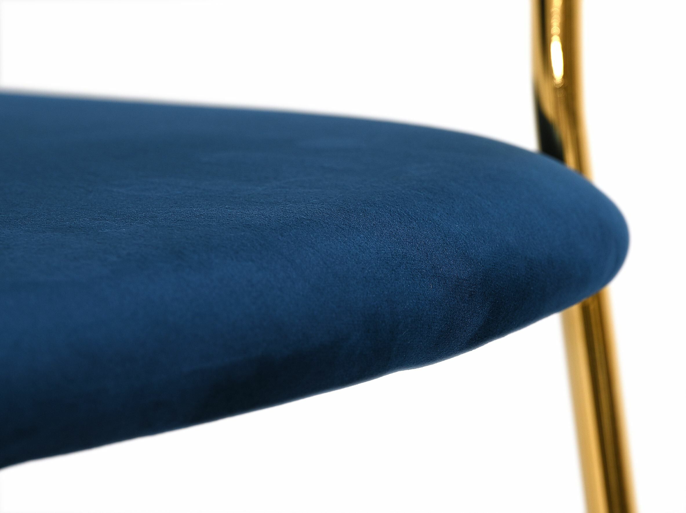 Krzesło jadalniane Nubo Velvet Dark Blue