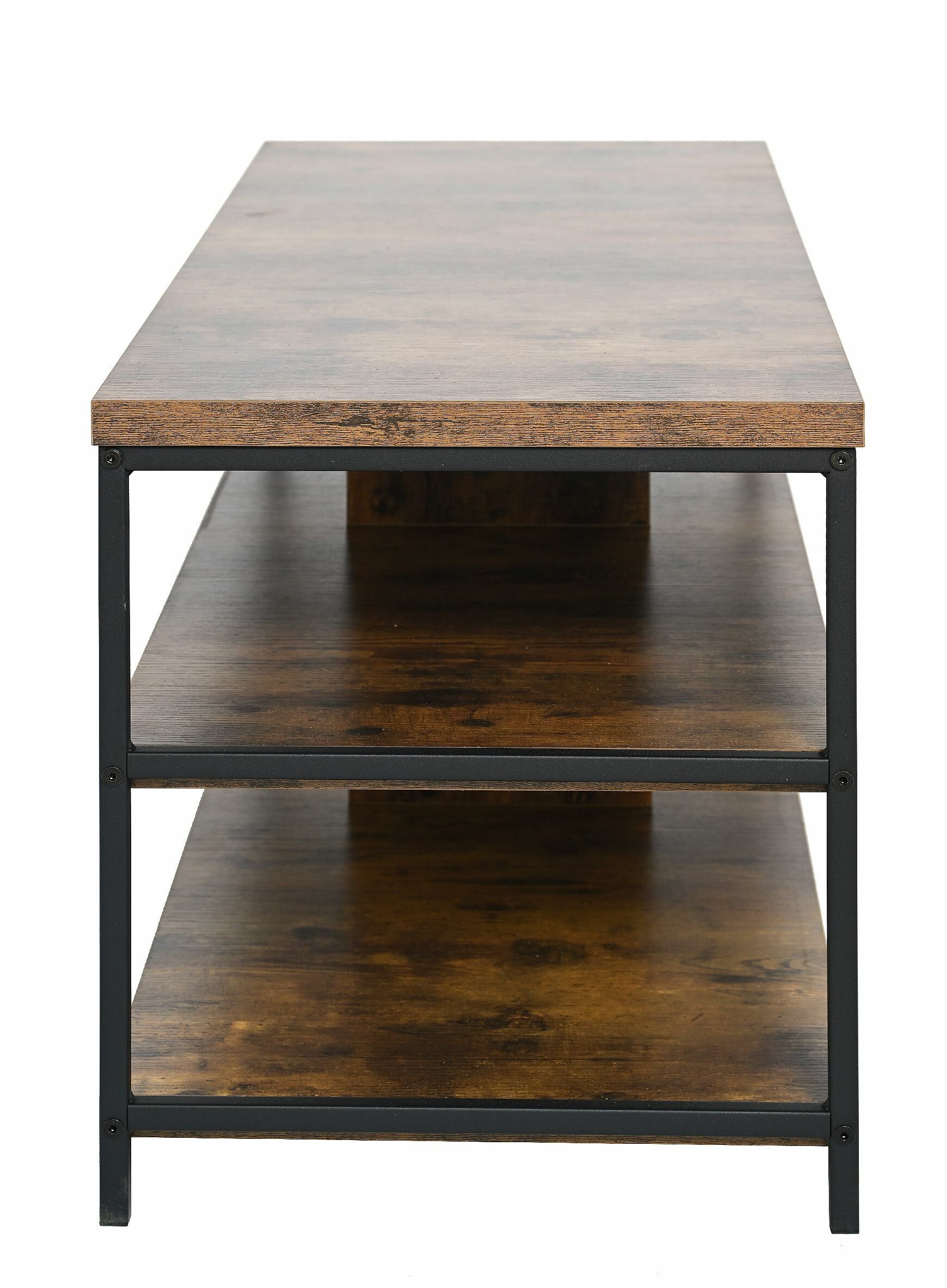 Szafka regał RTV komoda industrialna loft drewniana 3 półki salon biuro 45 cm OTE