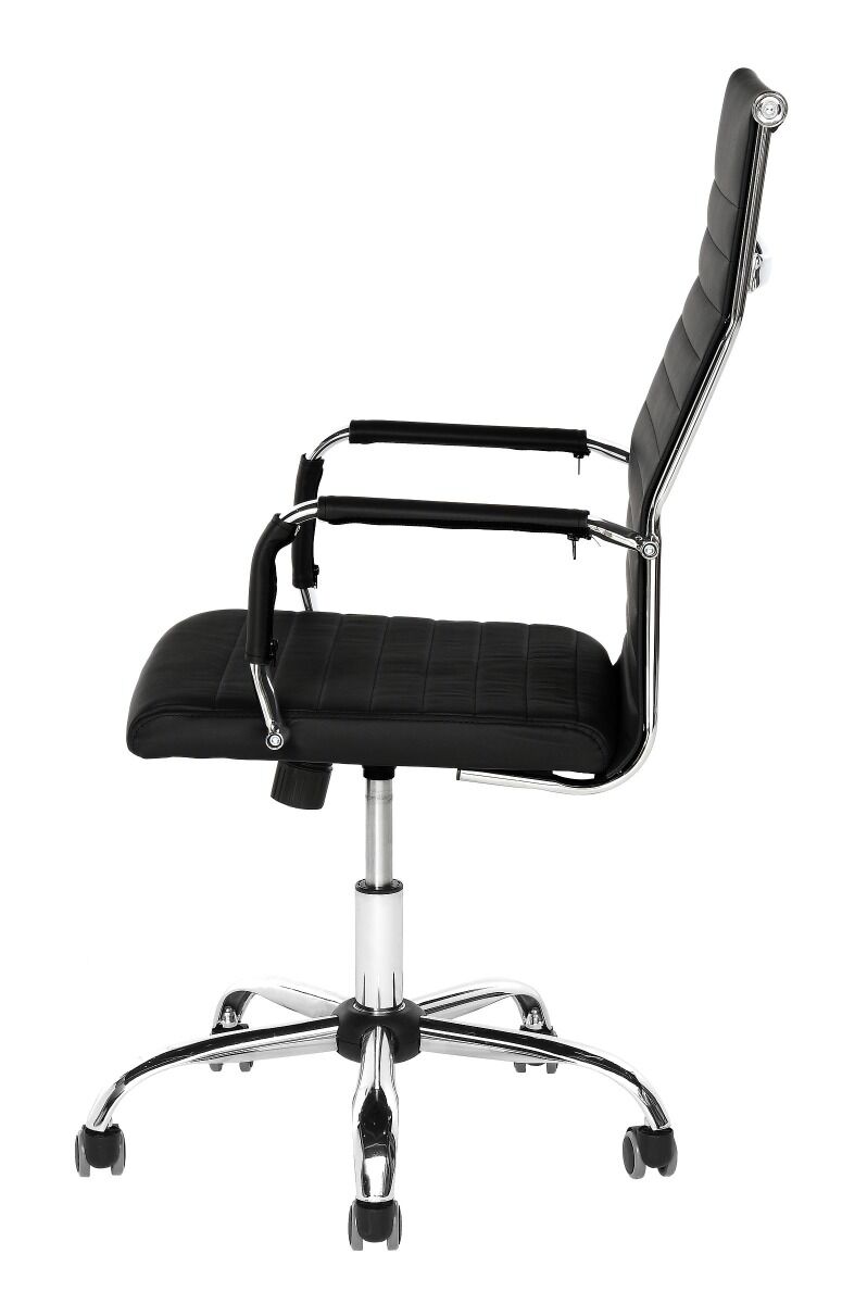 Fotel biurowy-obrotowy Dorian, 55x64x103/113,5cm, czarny