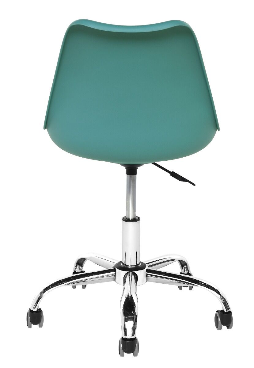 Fotel biurowy  47,5x45x79/89cm, Podstawa metal, turkus