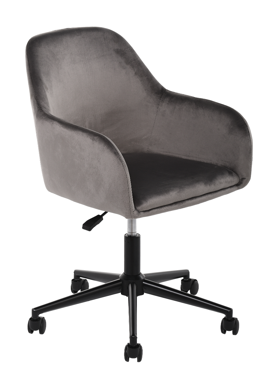 Fotel biurowy obrotowy Porto velvet, 53x55x88 cm , Szary