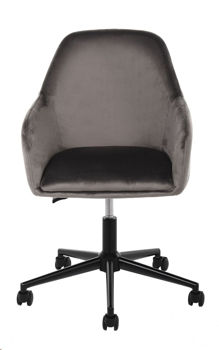 Fotel biurowy obrotowy Porto velvet, 53x55x88 cm , Szary