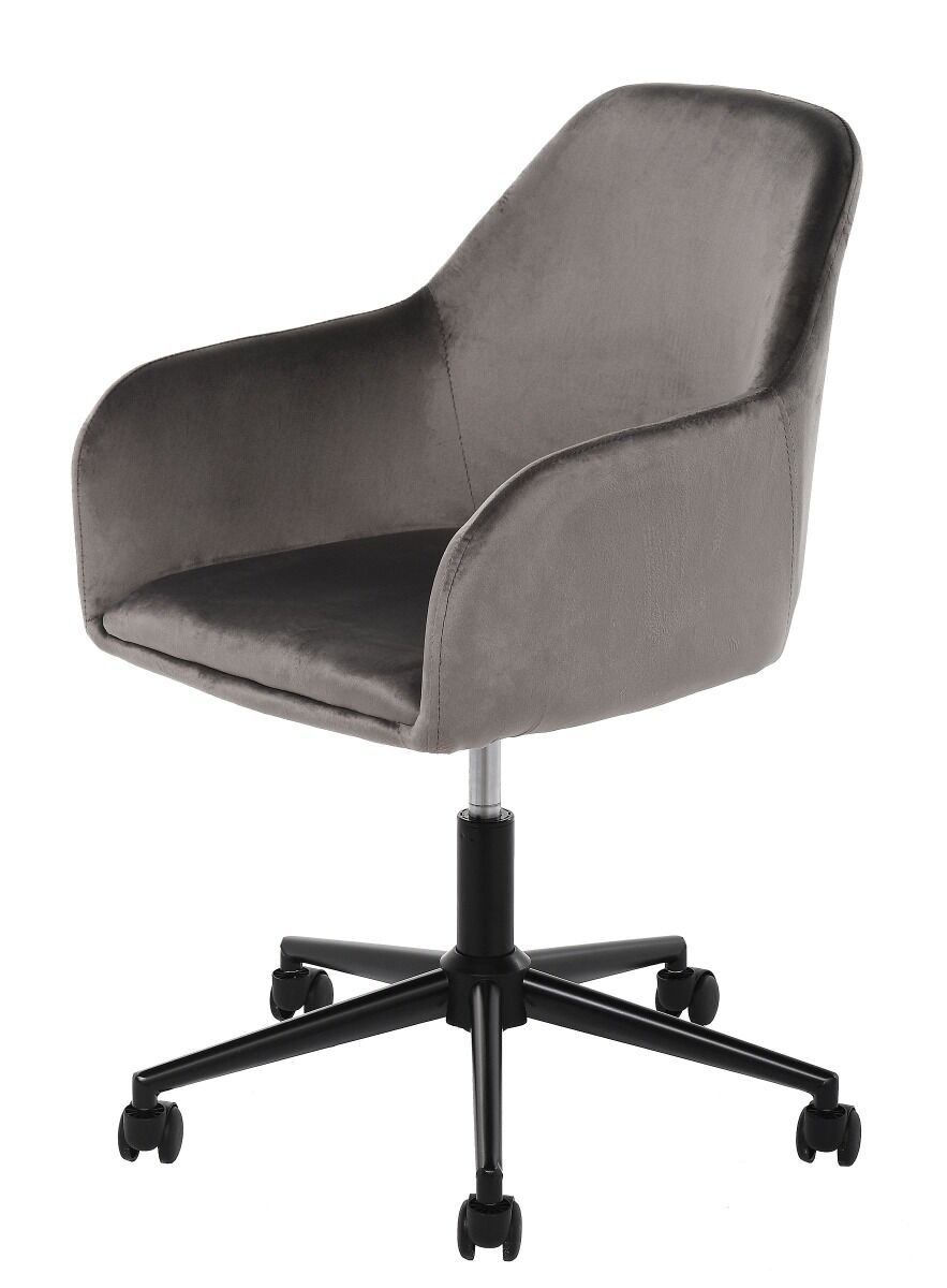 Fotel biurowy obrotowy Porto velvet, 53x55x88 cm , Szary