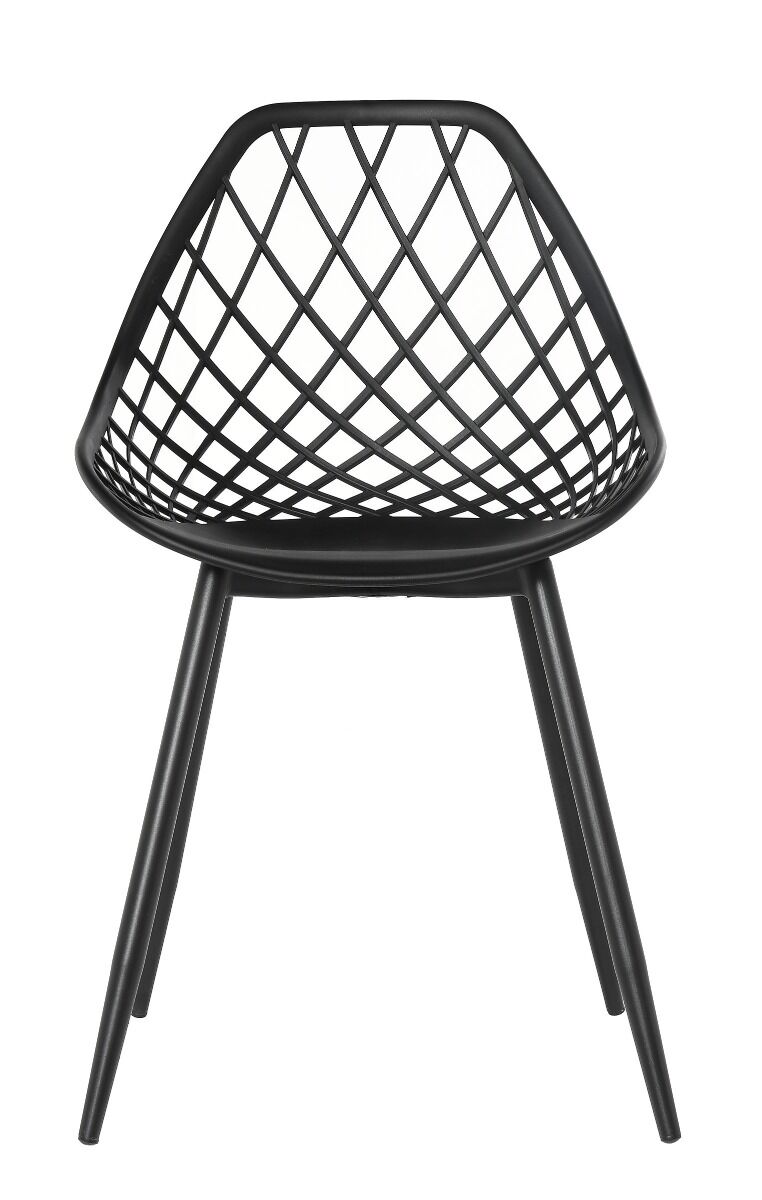 Krzesło Joy wym  48,5x55x47/83,5cm nogi metal czarny