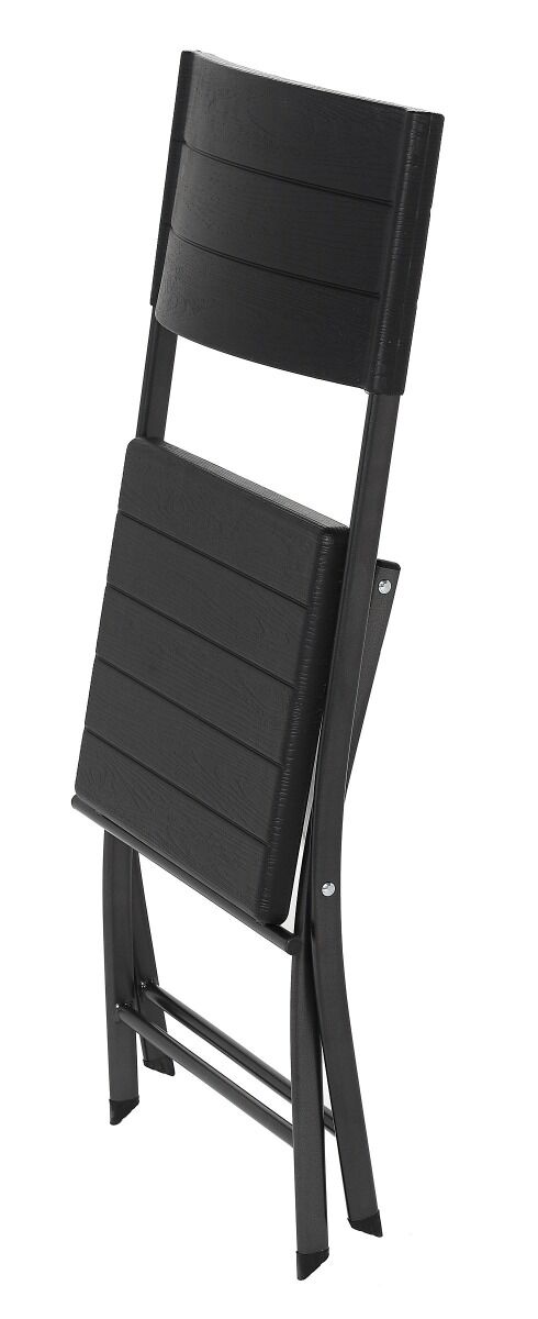 Krzesło cateringowe składane Wood 55x45x80,5cm, brązowe