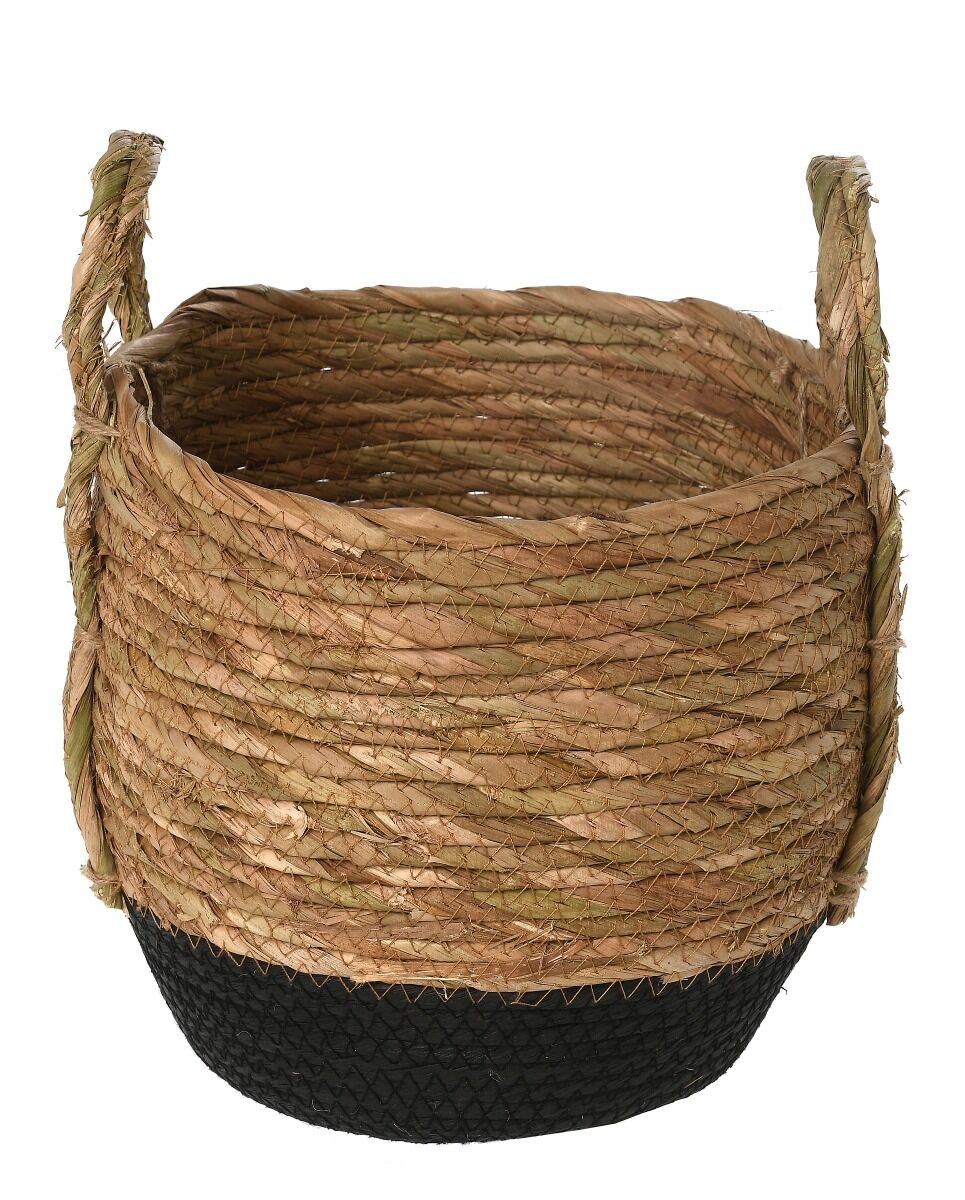 Kosz Clover S, 25x25x23cm, Naturaln/Czarny