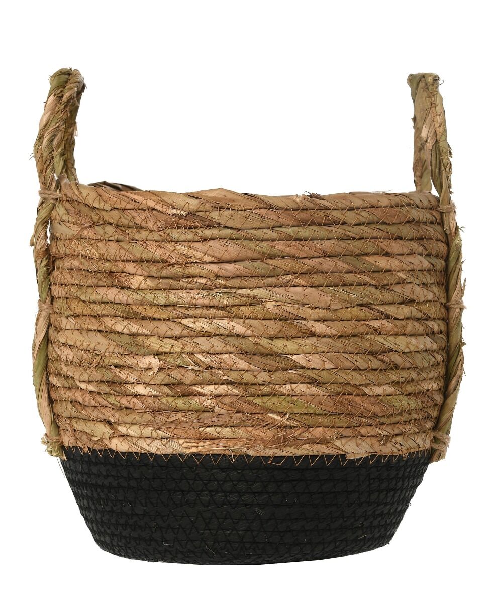 Kosz Clover S, 25x25x23cm, Naturaln/Czarny