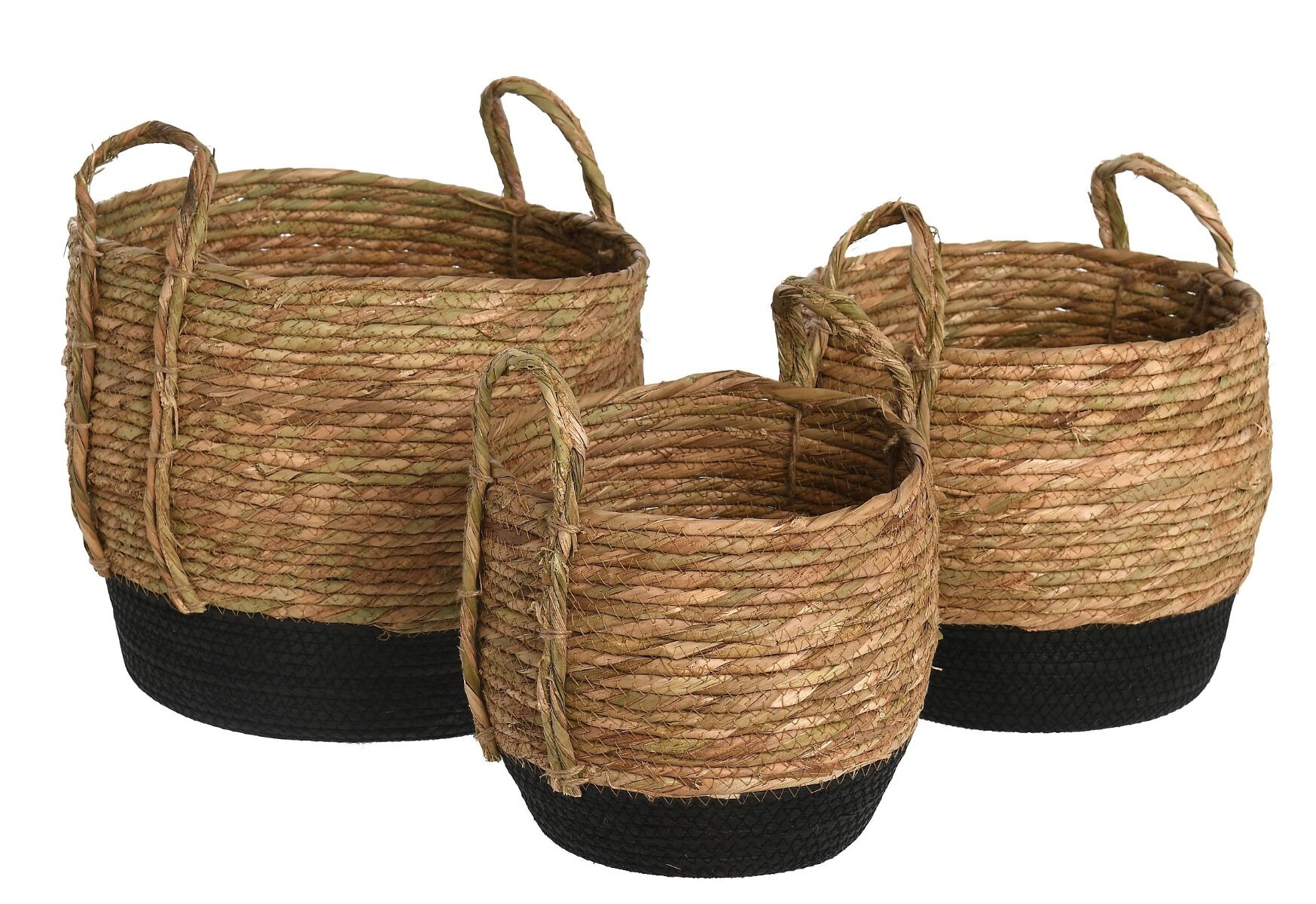 Kosz Clover S, 25x25x23cm, Naturaln/Czarny
