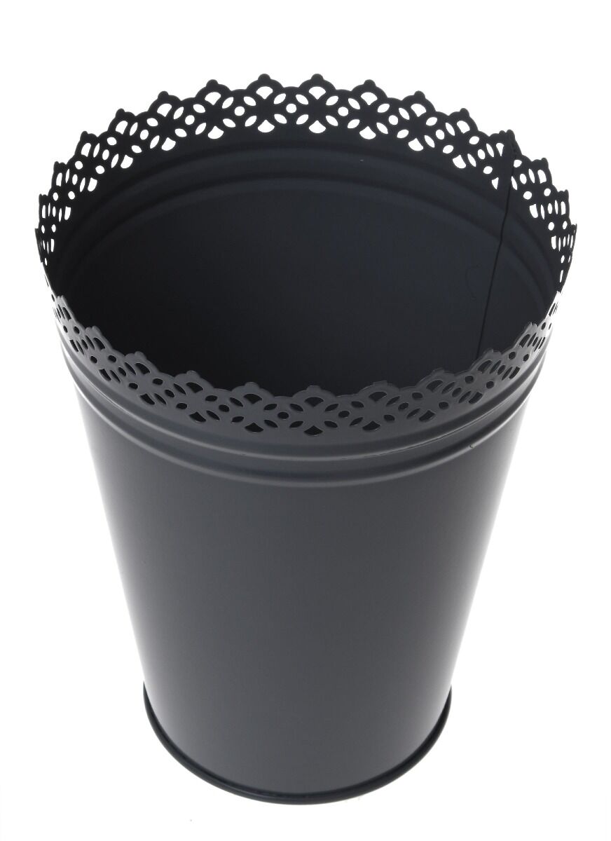 Zestaw 10 osłonek metalowych Lilly szare