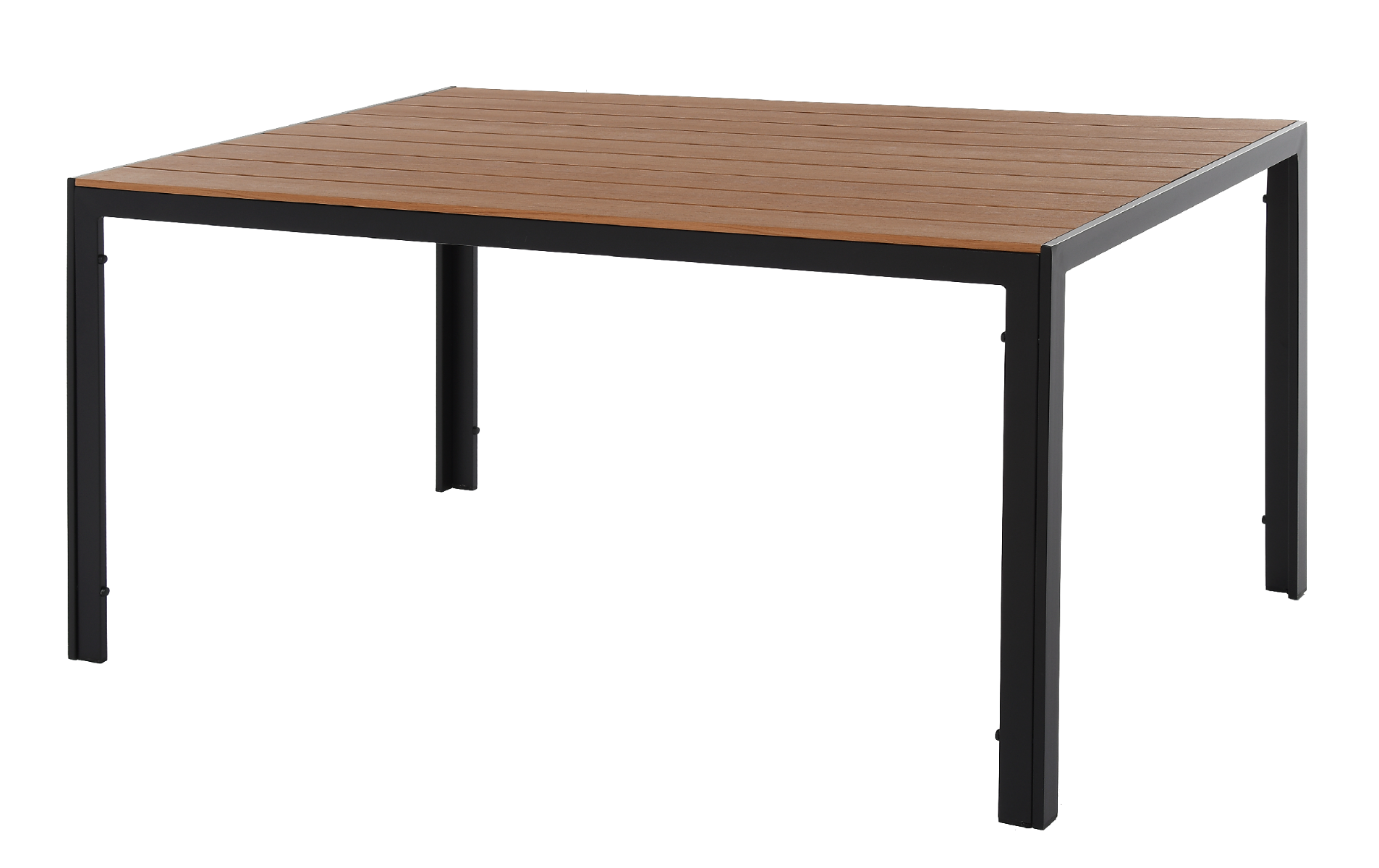 Stół ogrodowy aluminiowy polywood 150x90x74 cm