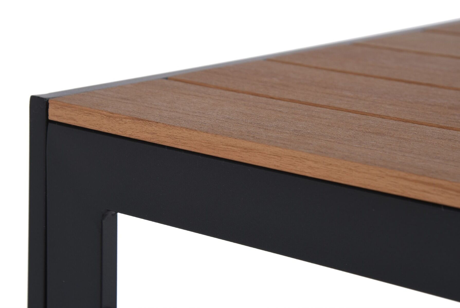 Stół ogrodowy aluminiowy polywood 150x90x74 cm