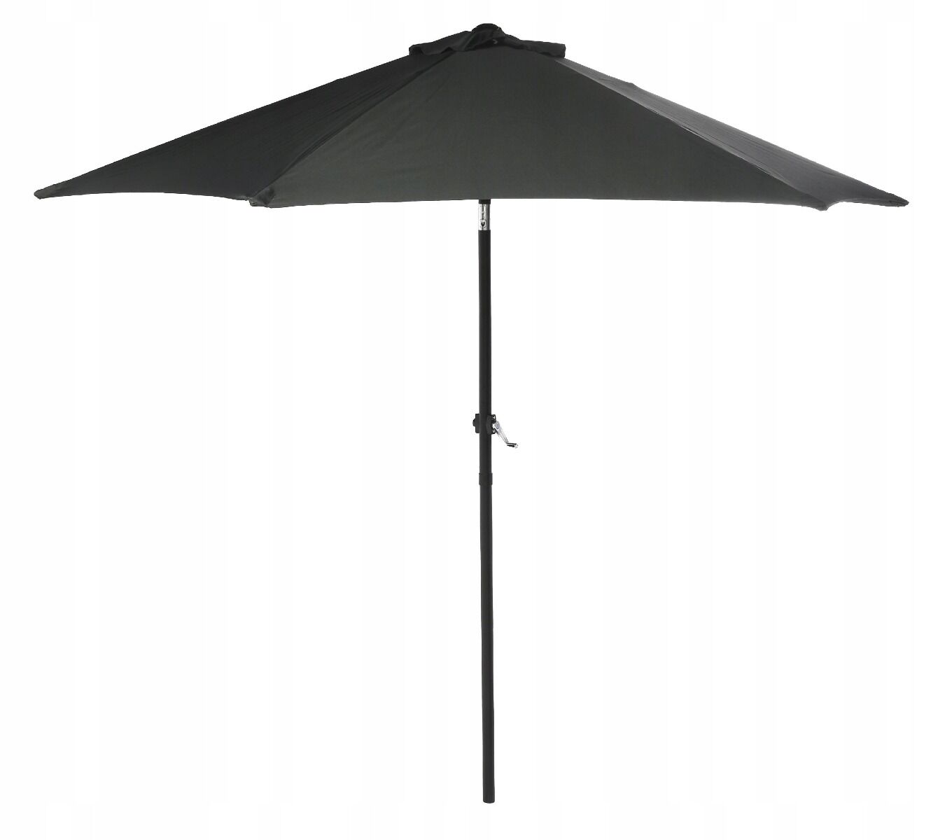 Parasol ogrodowy z korbką antracyt śr.270cm