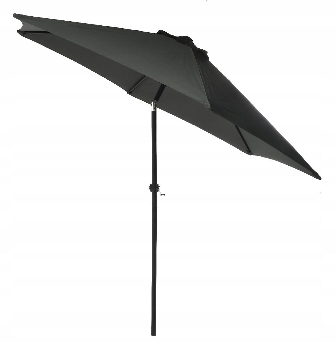 Parasol ogrodowy z korbką antracyt śr.270cm