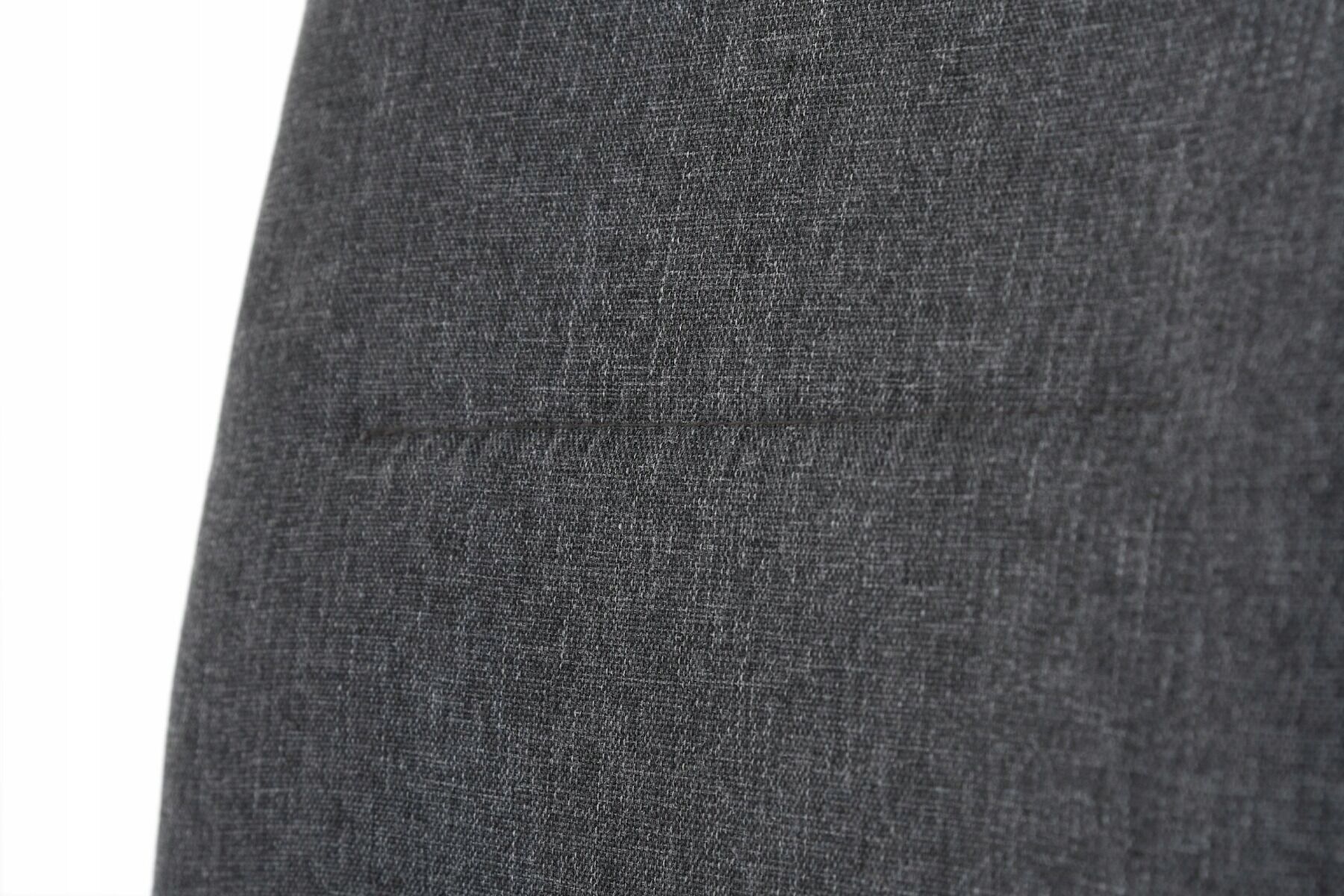 Zestaw jadalniany 4 krzesła szare plus stół okrągły 80 cm czarny